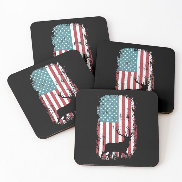 Item preview, Deer Hunting American Flag Patriotic designed and sold by Vanover Designs.