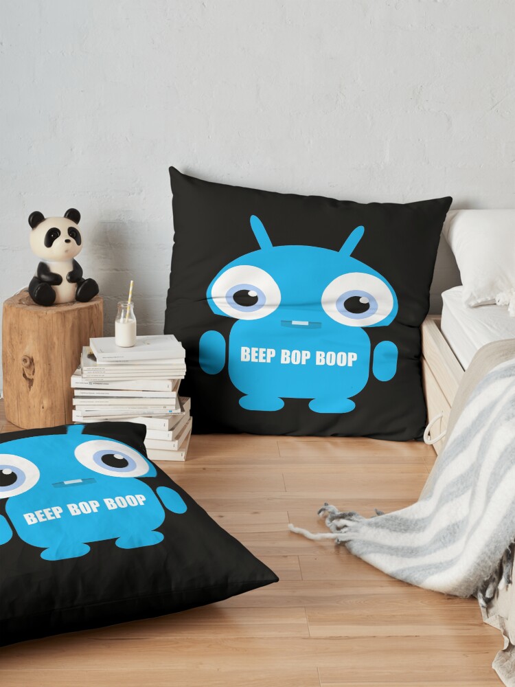 Alternate view of Beep Bop Boop Floor Pillow