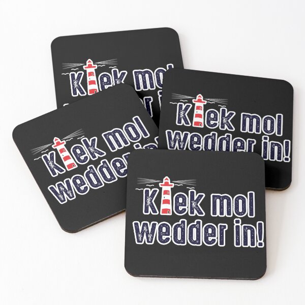 Item preview, Kiek mol wedder in! (with lighthouse multicolored) designed and sold by froggy-stylecom.