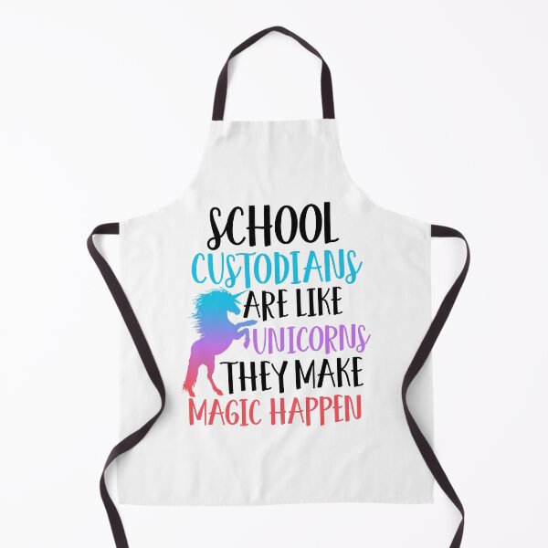 Item preview, School Custodians are like Unicorns They make Magic Happen T-Shirt designed and sold by ZANKELLO.