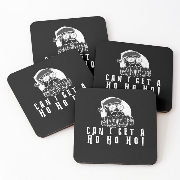 Item preview, Can I Get A Ho Ho Ho! Black Hipster Santa  designed and sold by Jajulile.