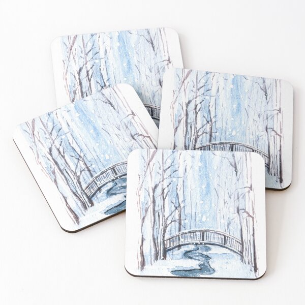 Item preview, Winter forest landscape. designed and sold by LiliyaSavelieva.
