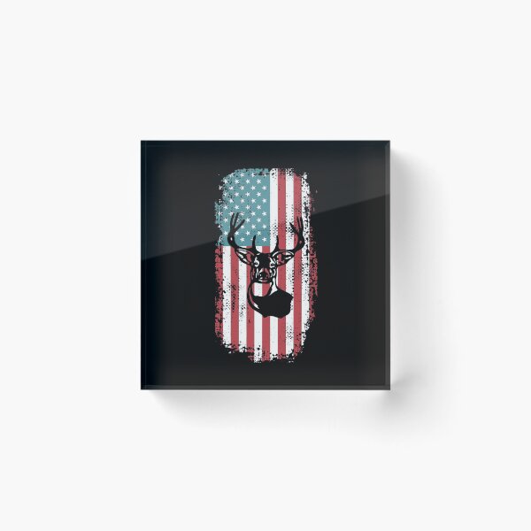 Item preview, Deer Hunting American Flag Patriotic designed and sold by Vanover Designs.