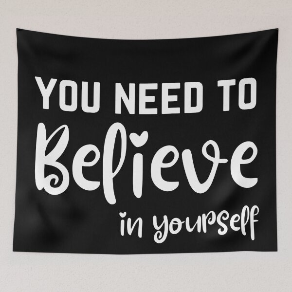 Item preview, Believe in yourself inspirational quotes designed and sold by OneTimeEngineer.