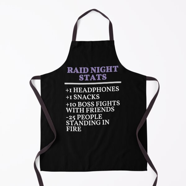 Item preview, Raid Night Stats, MMO, Gaming Meme designed and sold by Midsummer1942.