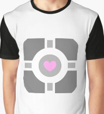 Portal Companion Cube Graphic T-Shirt