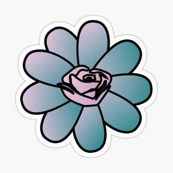 positions flower Sticker