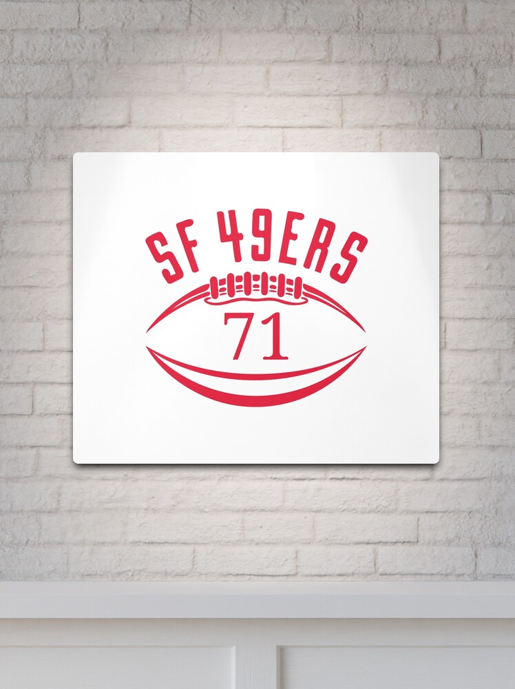 SF 49ers Metal Art Sign San Francisco Forty Niners Metal Art 