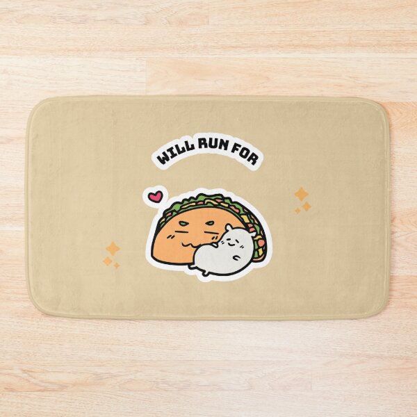 Item preview, Will run for tacos designed and sold by FitFabFunny.