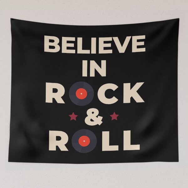 Item preview, Believe In Rock & Roll designed and sold by Legit Hooligan.
