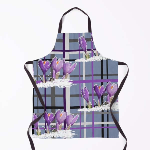 Item preview, blooming crocus tartan pattern designed and sold by FVO-italydesign.
