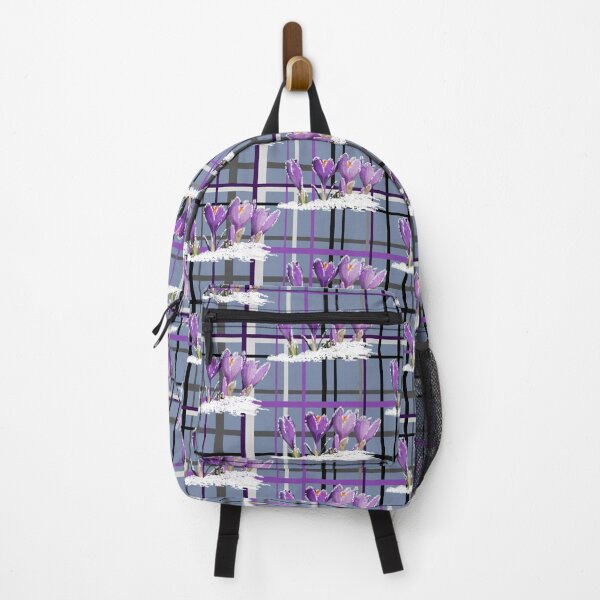 Item preview, blooming crocus tartan pattern designed and sold by FVO-italydesign.