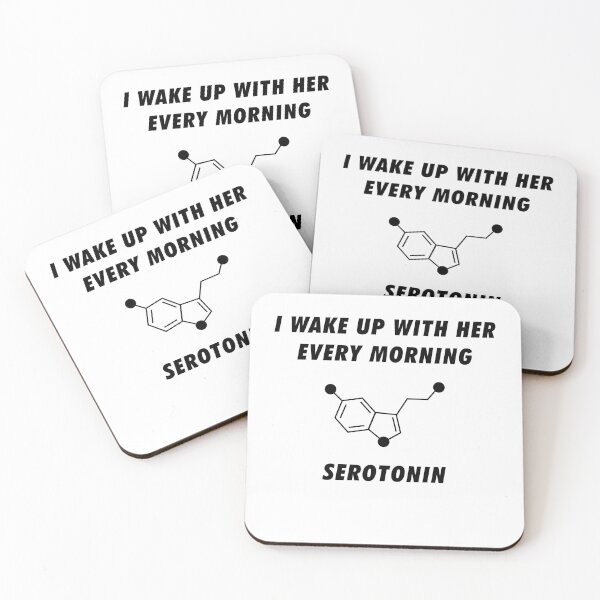 Item preview, Serotonin Neuroscience Funny Nerdy designed and sold by Akavku.