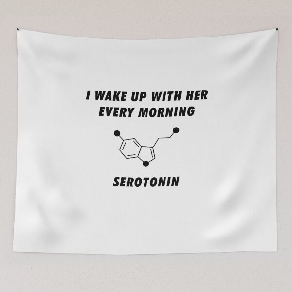 Item preview, Serotonin Neuroscience Funny Nerdy designed and sold by Akavku.