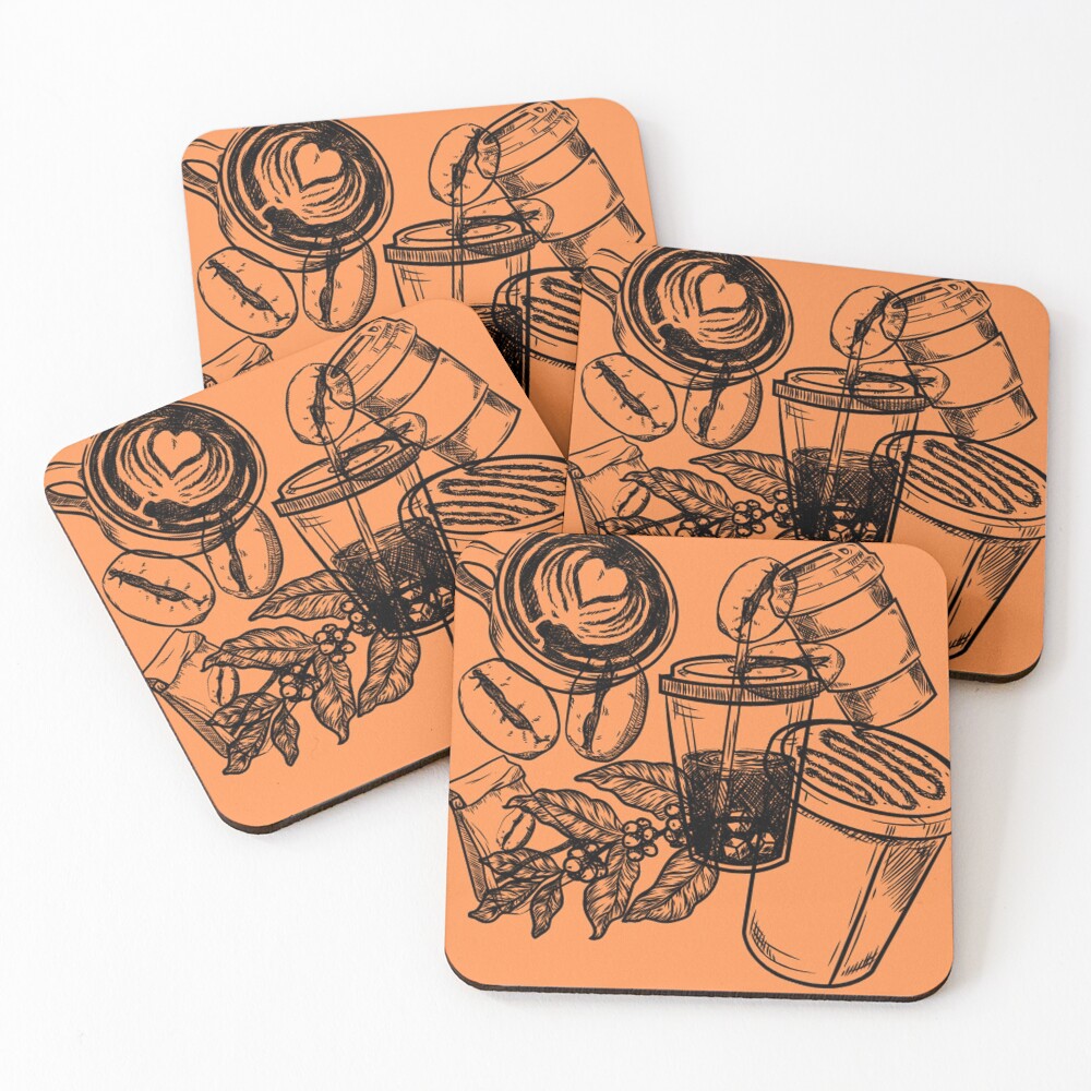 Item preview, Coasters (Set of 4) designed and sold by ApplePie178.