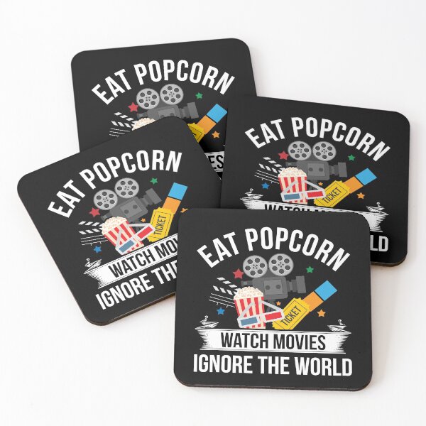 Item preview, Eat Popcorn Watch Movies Ignore The World Popcorn designed and sold by bestshirtdesign.