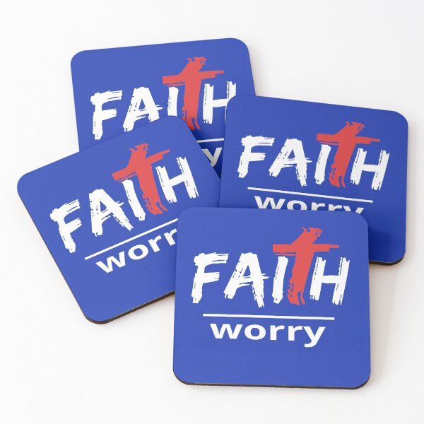 Item preview, Faith Over Worry Christian Cross Design designed and sold by Shellbelle44.