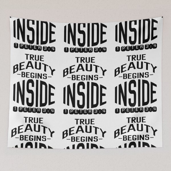 Item preview, True Beauty Begins Inside designed and sold by Eezzadesigns.