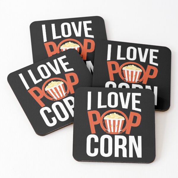 Item preview, I Love Popcorn designed and sold by bestshirtdesign.