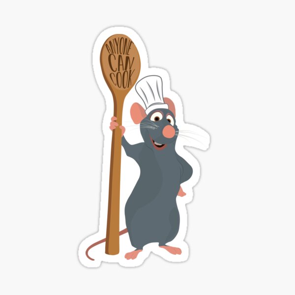 Ratatouille - Anyone Can Cook - Remy Sticker