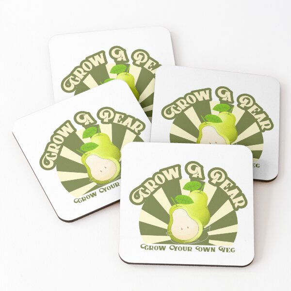 Item preview, Grow your own veg, grow a pear funny grow a pair design designed and sold by PabsCellaneous.