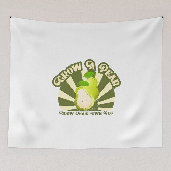 Item preview, Grow your own veg, grow a pear funny grow a pair design designed and sold by PabsCellaneous.