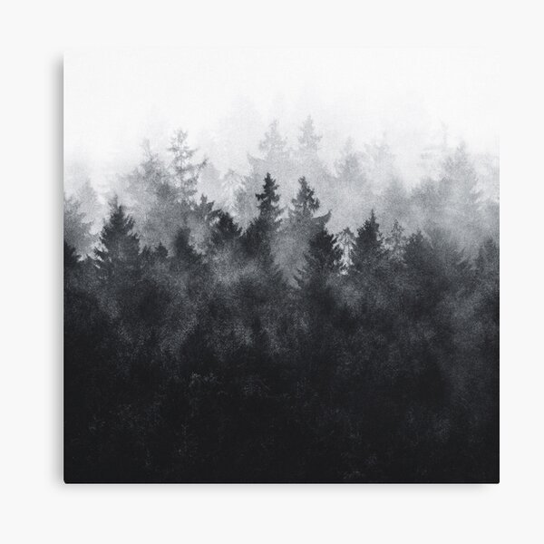 Item preview, The Heart Of My Heart // Midwinter Blues Gothic Ravencore Forest With Cascadia Trees Covered In Magic Fog designed and sold by Tordis Kayma.