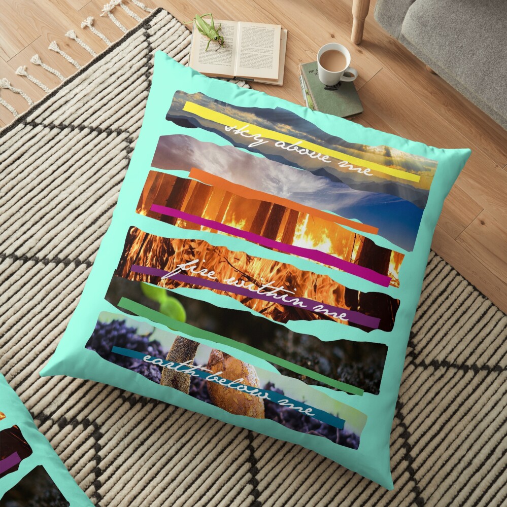 Elements Patchwork Floor Pillow