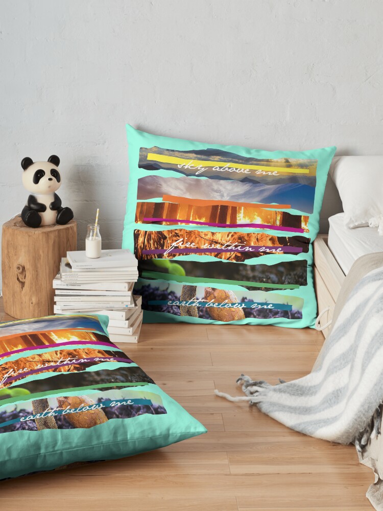 Alternate view of Elements Patchwork Floor Pillow