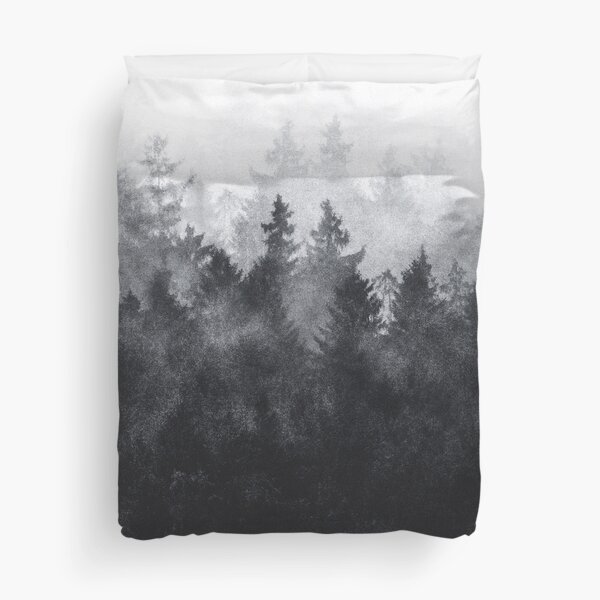 Item preview, The Heart Of My Heart // Midwinter Blues Gothic Ravencore Forest With Cascadia Trees Covered In Magic Fog designed and sold by Tordis Kayma.