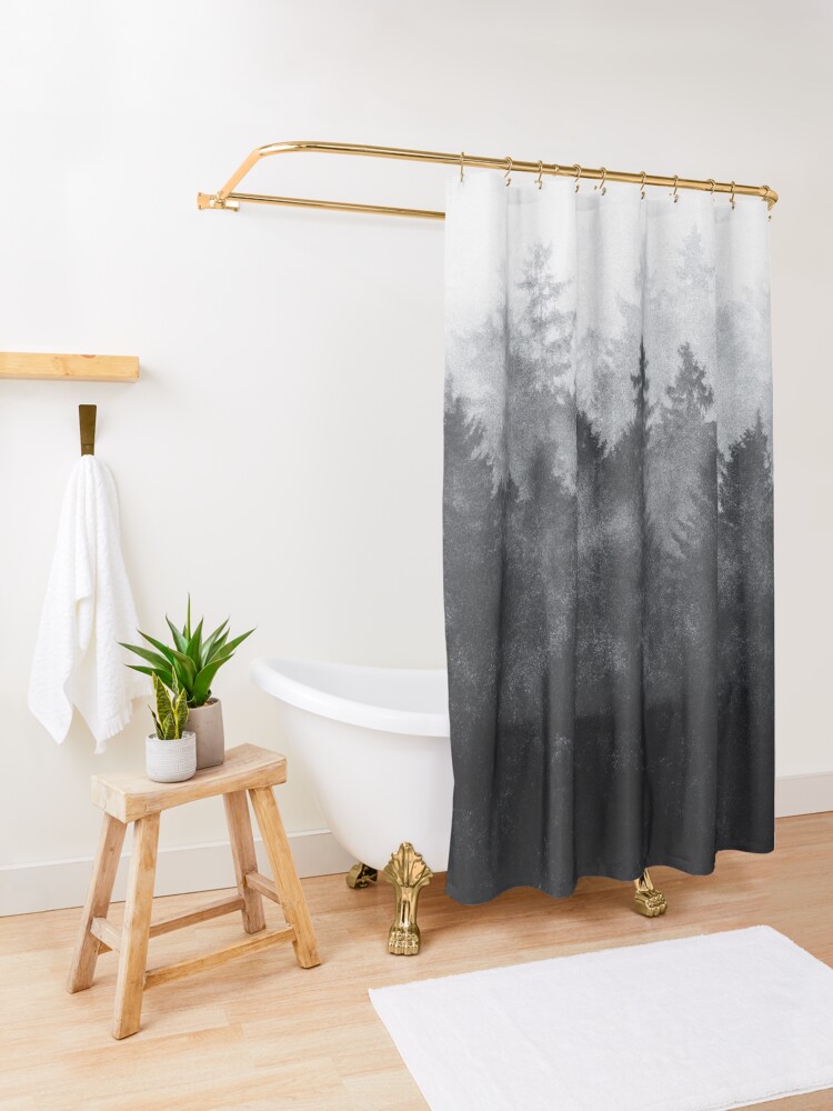 Alternate view of The Heart Of My Heart // Midwinter Edit Shower Curtain