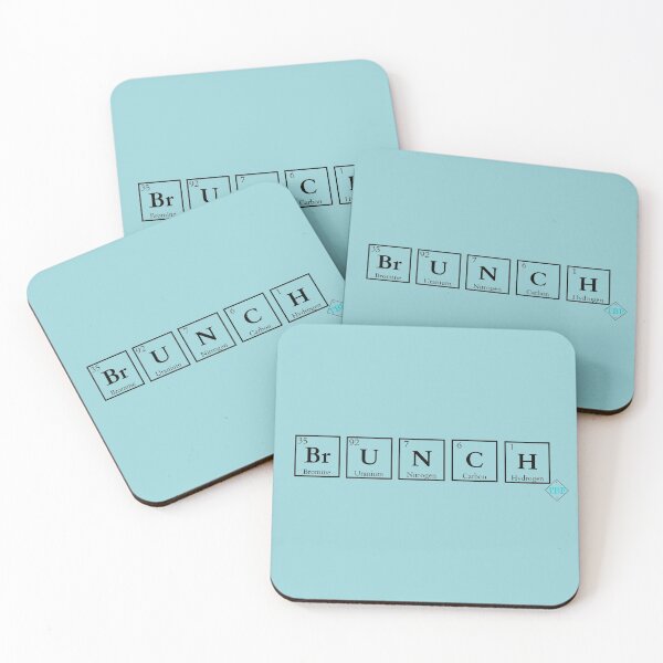 Item preview, Brunch: Chemistry Periodic Table Symbols Elements designed and sold by Rebecca Blossom.