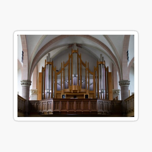 Orgel Martin Luther Kirche, Detmold Deutschland Sticker