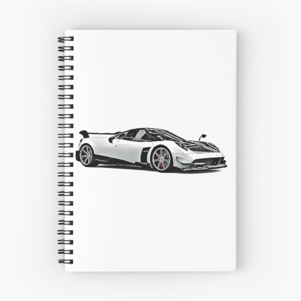 Item preview, Dibujos animados de carreras de supercoches Pagani Huayra designed and sold by Auto-Prints.