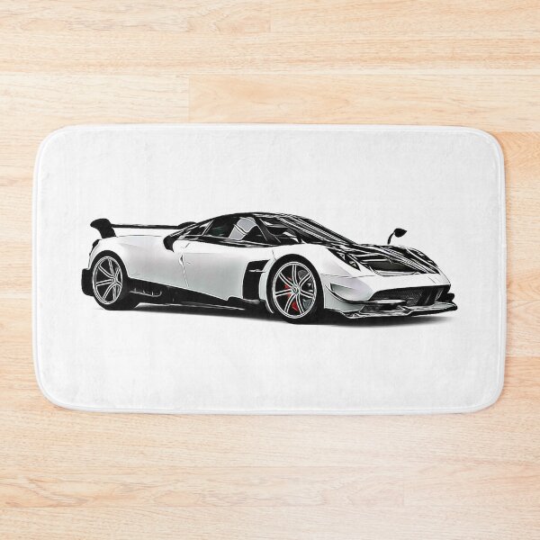 Item preview, Pagani Huayra Supercar Racing Cartoon designed and sold by Auto-Prints.