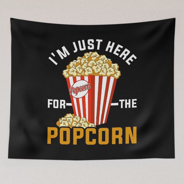 Item preview, I'm Just Here For The Popcorn  designed and sold by bestshirtdesign.