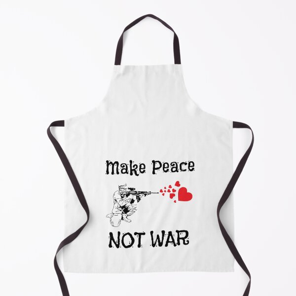Item preview, Cute Make Peace Not War Soldier Shooting Hearts designed and sold by perfectpresents.
