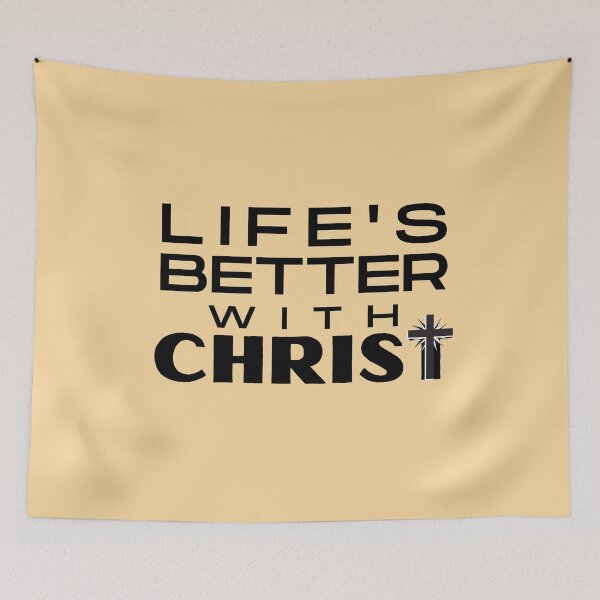 Item preview, Life's better with Christ designed and sold by coolteesok.