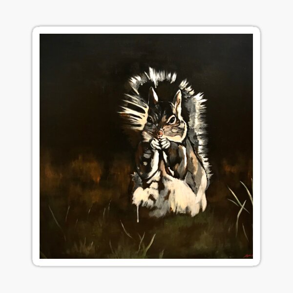 Gray Squirrel Sticker