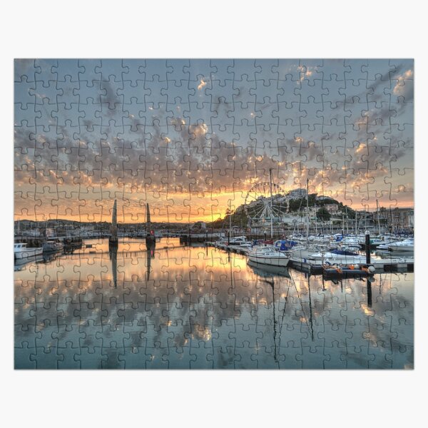 Torquay Harbour Sunset Jigsaw Puzzle