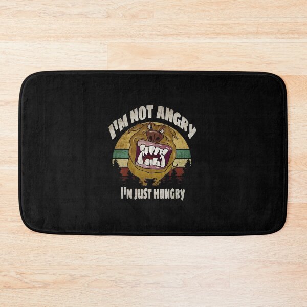 Item preview, I'm not angry I'm just hungry - funny dog  designed and sold by Mohamed allbdrany.
