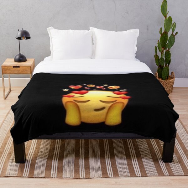 Item preview, yellow emoji black back ground  designed and sold by FATIB.
