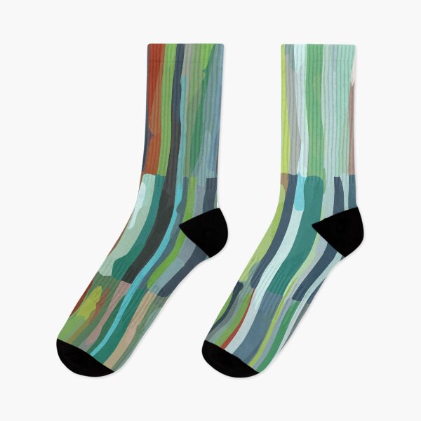 Item preview, Green Etchnic Scandinavian Vertical Line designed and sold by MyArt23.