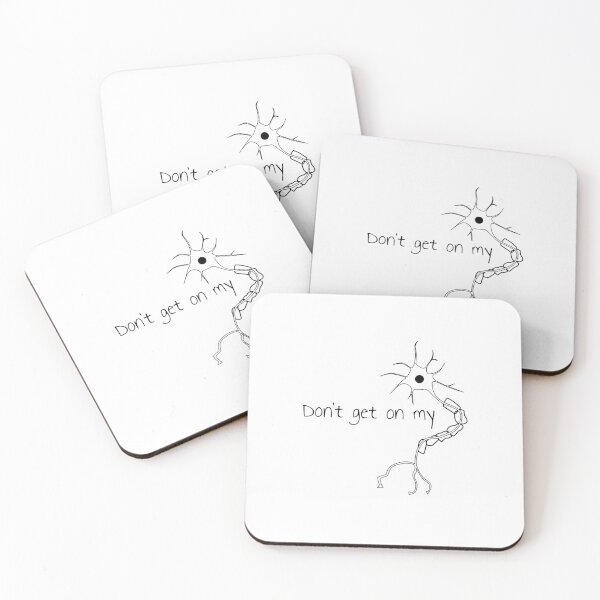 Item preview, Neuroscience "Don't get on my nerves" Funny Nerdy designed and sold by Akavku.