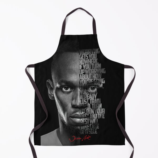 Item preview, Black and white Usain Bolt quote poster designed and sold by Enea Kelo.