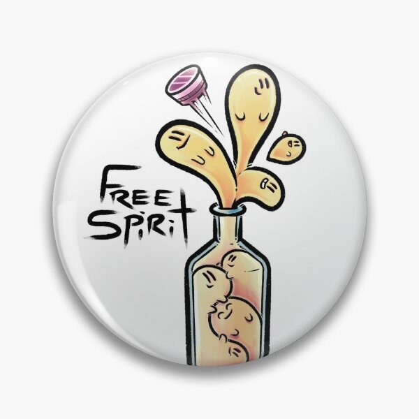 Item preview, Free Spirit Ghosts designed and sold by BrainBlips.