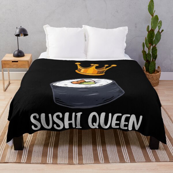 Item preview, Sushi Queen Shirt Sushi Gift Sushi Shirt Women Sushi Lover designed and sold by DSWShirts.