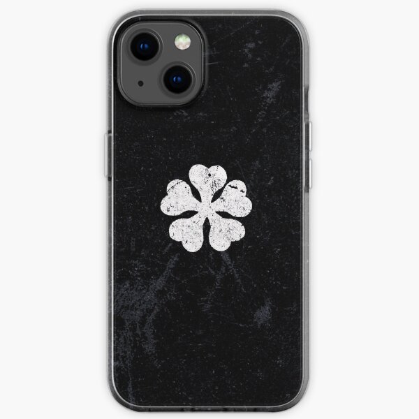 5-leaf clover Coque souple iPhone