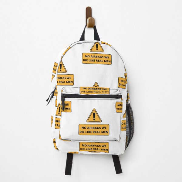 Item preview, No Airbags We Die Like Real Men designed and sold by AdelDa19.