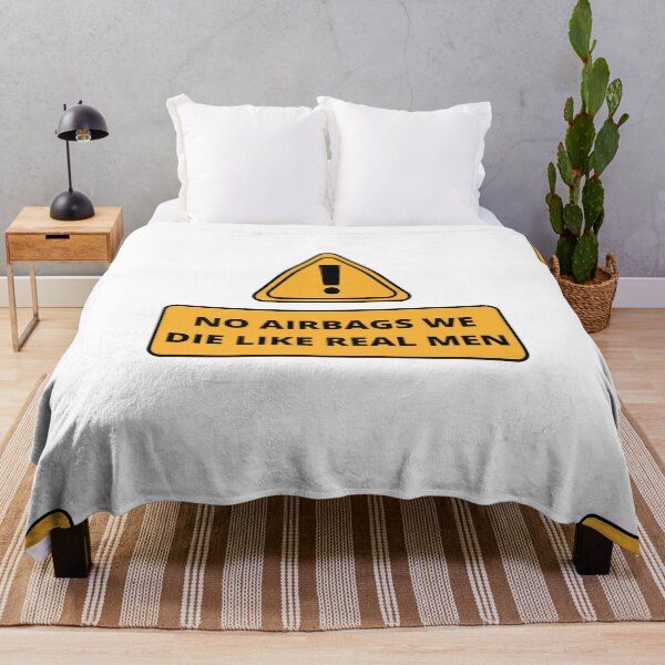 Item preview, No Airbags We Die Like Real Men designed and sold by AdelDa19.
